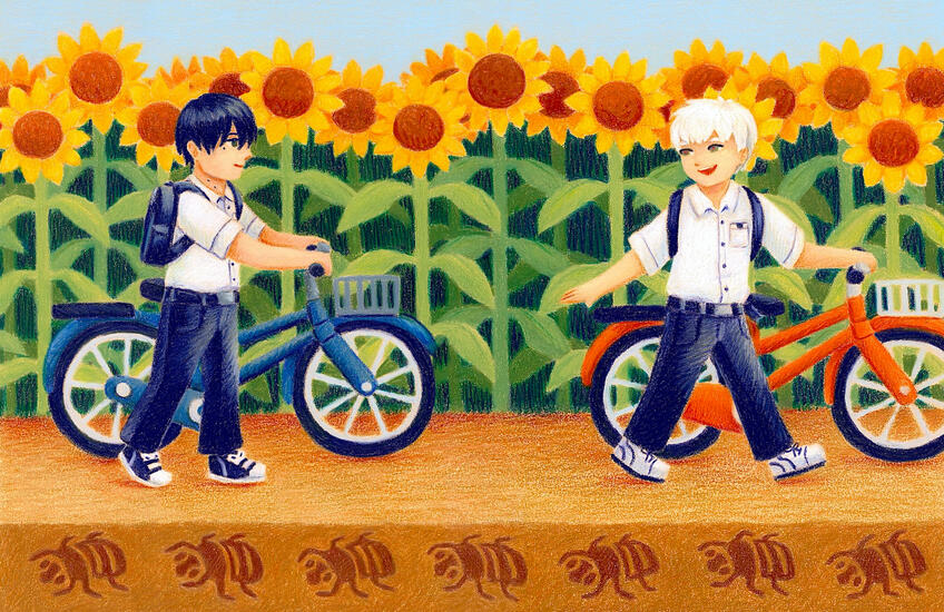 The Summer Hikaru Died (Crayon)
