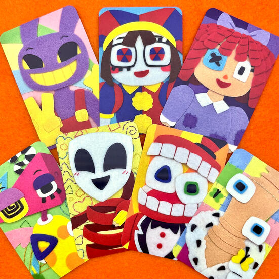 The Amazing Digital Circus: Photocards (Felt)