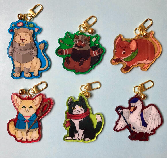 Dungeon Meshi Keychains
