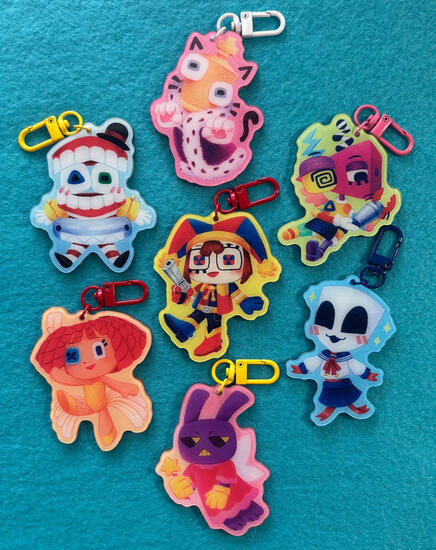 The Amazing Digital Circus: Keychains