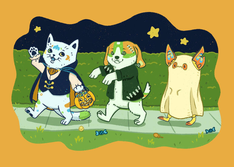Original: Trick or Treat (Digital)