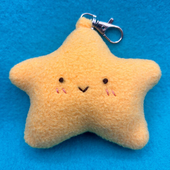 Original: Handmade Plush Star Keychains